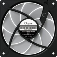 Ocypus Gamma F12 Elite ARGB PWM 120mm Rendszerhűtő ventilátor 3db - Fekete
