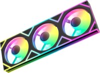 Ocypus Gamma F36 Reverse ARGB PWM 360mm Rendszerhűtő ventilátor 3db - Fekete