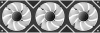 Ocypus Gamma F36 Reverse ARGB PWM 360mm Rendszerhűtő ventilátor 3db - Fekete