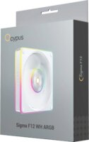Ocypus Sigma F12 ARGB PWM 120mm Rendszerhűtő ventilátor - Fehér