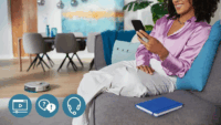 Philips XU2100/25 Smart Robotporszívó felmosó funkcióval - Fehér
