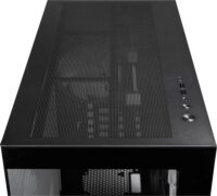 Chieftec VISTA Max Midi Torony Számítógépház + 4db 140mm ventilátor - Fekete