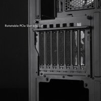 Chieftec VISTA Max Midi Torony Számítógépház + 4db 140mm ventilátor - Fekete