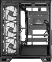 Chieftec VISTA Max Midi Torony Számítógépház + 4db 140mm ventilátor - Fekete