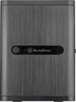 SilverStone SST-CS240 NAS Tower Számítógépház + 3db 120mm ventilátor - Fekete