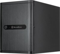 SilverStone SST-CS240 NAS Tower Számítógépház + 3db 120mm ventilátor - Fekete