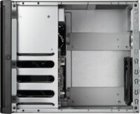 SilverStone SST-CS240 NAS Tower Számítógépház + 3db 120mm ventilátor - Fekete