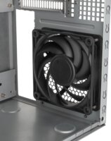 SilverStone SST-CS240 NAS Tower Számítógépház + 3db 120mm ventilátor - Fekete