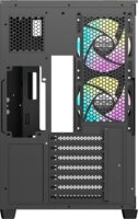 Ocypus Delta C74 ARGB Midi Torony Számítógépház + 2db 120mm ventilátor - Fekete