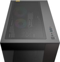 Ocypus Delta C74 ARGB Midi Torony Számítógépház + 2db 120mm ventilátor - Fekete