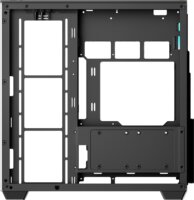 Ocypus Delta C74 ARGB Midi Torony Számítógépház + 2db 120mm ventilátor - Fekete