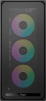 Ocypus Delta C70 ARGB Midi Torony Számítógépház + 4db 120mm ventilátor - Fekete