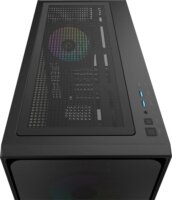 Ocypus Delta C70 ARGB Midi Torony Számítógépház + 4db 120mm ventilátor - Fekete
