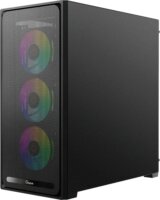 Ocypus Delta C70 ARGB Midi Torony Számítógépház + 4db 120mm ventilátor - Fekete