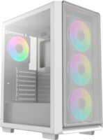 Ocypus Gamma C60 ARGB Midi Torony Számítógépház + 4db 120mm ventilátor - Fehér