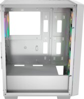 Ocypus Gamma C60 ARGB Midi Torony Számítógépház + 4db 120mm ventilátor - Fehér