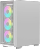 Ocypus Gamma C60 ARGB Midi Torony Számítógépház + 4db 120mm ventilátor - Fehér
