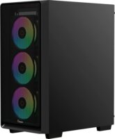 Ocypus Gamma C60 ARGB Midi Torony Számítógépház + 4db 120mm ventilátor - Fekete