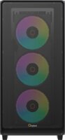Ocypus Gamma C60 ARGB Midi Torony Számítógépház + 4db 120mm ventilátor - Fekete