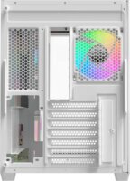Ocypus Iota C70 Curve ARGB Digital Midi Torony Számítógépház + 4db 120mm ventilátor - Fehér