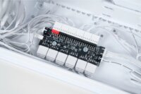 Ocypus Iota C70 ARGB Midi Torony Számítógépház + 6db 120mm ventilátor - Fehér