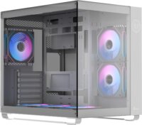 Ocypus Iota C70 ARGB Midi Torony Számítógépház + 6db 120mm ventilátor - Fehér
