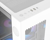 Ocypus Iota C70 ARGB Midi Torony Számítógépház + 6db 120mm ventilátor - Fehér