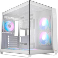 Ocypus Iota C70 ARGB Midi Torony Számítógépház + 6db 120mm ventilátor - Fehér