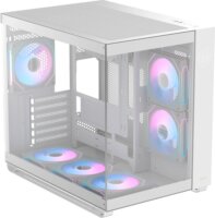 Ocypus Iota C70 ARGB Midi Torony Számítógépház + 6db 120mm ventilátor - Fehér