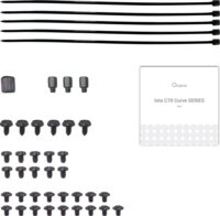 Ocypus Iota C70 Curve ARGB Digital Midi Torony Számítógépház + 4db 120mm ventilátor - Fekete