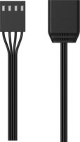 Ocypus Iota C70 ARGB Midi Torony Számítógépház + 6db 120mm ventilátor - Fekete