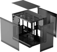Ocypus Iota C70 ARGB Midi Torony Számítógépház + 6db 120mm ventilátor - Fekete