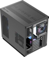 Ocypus Iota C70 ARGB Midi Torony Számítógépház + 6db 120mm ventilátor - Fekete