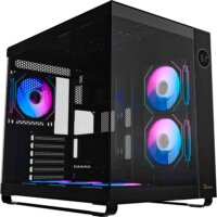 Ocypus Iota C70 ARGB Midi Torony Számítógépház + 6db 120mm ventilátor - Fekete