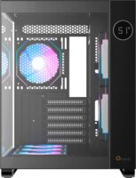 Ocypus Iota C70 ARGB Midi Torony Számítógépház + 6db 120mm ventilátor - Fekete