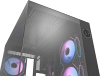 Ocypus Iota C70 ARGB Midi Torony Számítógépház + 6db 120mm ventilátor - Fekete