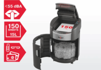 Rexel ShredMax AutoFeed+ 150X Iratmegsemmisítő 8 lap 15L - Fekete