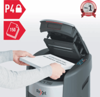Rexel ShredMax AutoFeed+ 150X Iratmegsemmisítő 8 lap 15L - Fekete