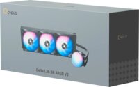 Ocypus Delta L36 ARGB V2 360mm All In One Univerzális CPU Vízhűtés - Fekete