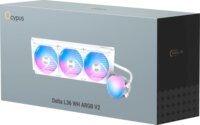 Ocypus Delta L36 ARGB V2 360mm All In One Univerzális CPU Vízhűtés - Fehér