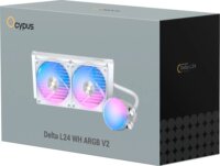 Ocypus Delta L24 ARGB V2 240mm All In One Univerzális CPU Vízhűtés - Fehér