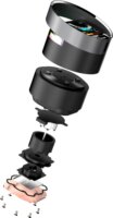 Ocypus Sigma L24 ARGB 240mm All In One Univerzális CPU Vízhűtés - Fekete
