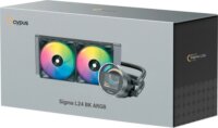 Ocypus Sigma L24 ARGB 240mm All In One Univerzális CPU Vízhűtés - Fekete