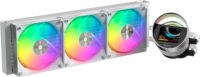 Ocypus Sigma L36 ARGB 360mm All In One Univerzális CPU Vízhűtés - Fehér