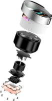 Ocypus Sigma L36 ARGB 360mm All In One Univerzális CPU Vízhűtés - Fehér