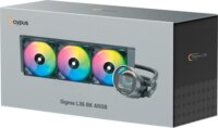 Ocypus Sigma L36 ARGB 360mm All In One Univerzális CPU Vízhűtés - Fekete