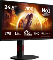 AOC 24,5" G4 25G4KUR 16:9 FullHD IPS LED Gaming Monitor - Fekete