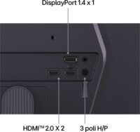 LG 24,4" 25G523B-B 16:9 FullHD LCD Gaming Monitor - Fekete