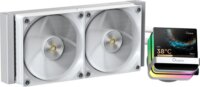 Ocypus Sigma L24 PRO 240mm All In One Univerzális CPU Vízhűtés - Fehér