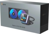 Ocypus Sigma L24 EX ARGB 240mm All In One Univerzális CPU Vízhűtés - Fekete